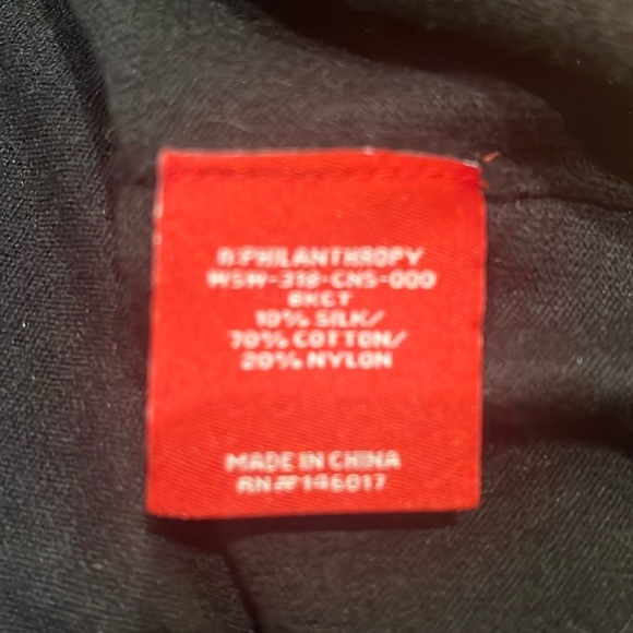 N: philanthropy Black lace up Shoulder Cutout Knit Dress Size XS - Picture 8 of 8